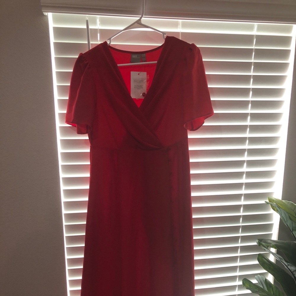 ASOS maternity maxi length dress